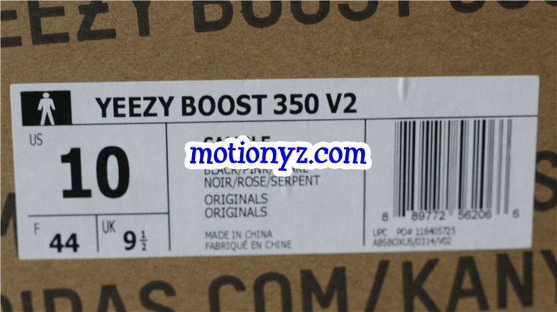 Yeezy Boost 350 V2 Snakes Black Red